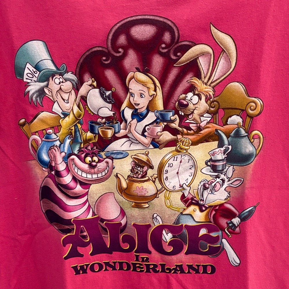 Disney Store Alice in Wonderland Tea Party Graphic Tee - Picture 3 of 4